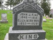 King, John J. and Eliza M